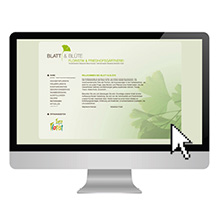 Website Blatt & Blüte